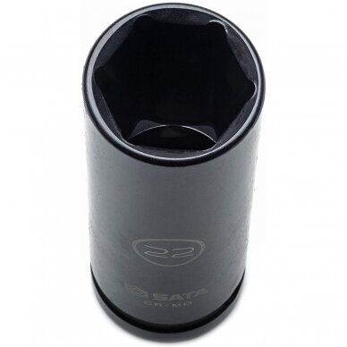 1/2" Prailgintų ir trumpų smūginių galvučių rinkinys (10-24mm)(26vnt) (plonasienės) 2