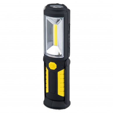 Prožektorius darbui COB (3W) + LED5 (įkraunamas) 1 Prožektorius darbui COB (3W) + LED5 (įkraunamas) 1