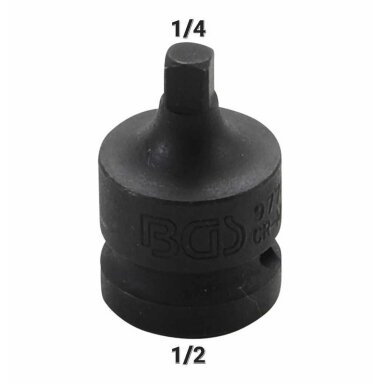 Adapteris smūginis 1/2"(F) - 1/4"(M)