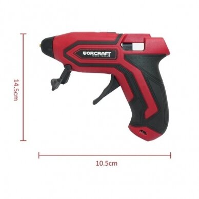Akumuliatorinis klijų pistoletas 3.7V LI-ION 3 Akumuliatorinis klijų pistoletas 3.7V LI-ION 3