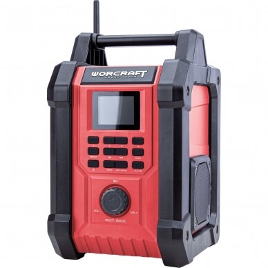 Akumuliatorinis radijas su BT 20V LI-ION 1 Akumuliatorinis radijas su BT 20V LI-ION 1