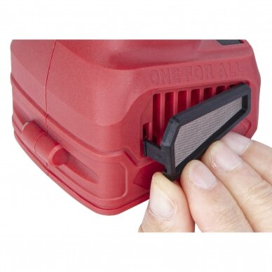 Akumuliatorinis šlifuoklis kampinis 125mm 20V LI-ION (plastikinė dėžė) 5 Akumuliatorinis šlifuoklis kampinis 125mm 20V LI-ION (plastikinė dėžė) 5