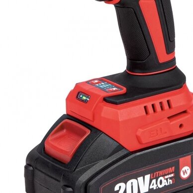 Akumuliatorinis smūginis suktuvas 1/4'' 20V LI-ION 6 Akumuliatorinis smūginis suktuvas 1/4'' 20V LI-ION 6