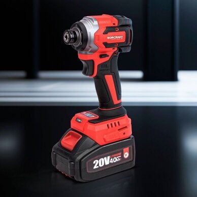 Akumuliatorinis smūginis suktuvas 1/4'' 20V LI-ION 9 Akumuliatorinis smūginis suktuvas 1/4'' 20V LI-ION 9