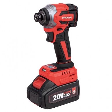 Akumuliatorinis smūginis suktuvas 1/4'' 20V LI-ION Akumuliatorinis smūginis suktuvas 1/4'' 20V LI-ION