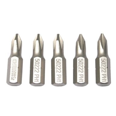 Antgalis PHILLIPS 1/4" (6.3mm), 5vnt. Antgalis PHILLIPS 1/4" (6.3mm), 5vnt.