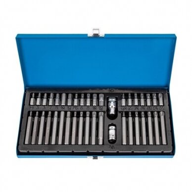 Antgalių rinkinys TORX. HEX. SPLINE 40vnt. (S1)