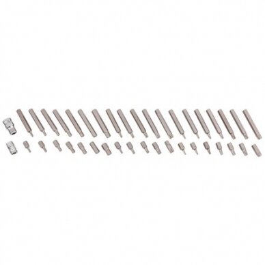 Antgalių rinkinys TORX. HEX. SPLINE 40vnt. (S1) 1