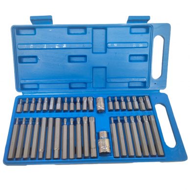 Antgalių rinkinys TORX. HEX. SPLINE 40vnt. Antgalių rinkinys TORX. HEX. SPLINE 40vnt.