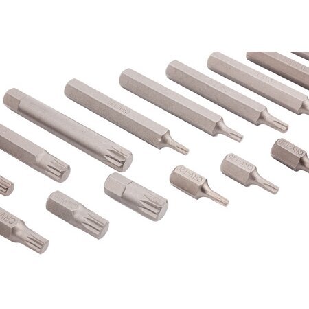 Antgalių rinkinys TORX. HEX. SPLINE 40vnt. (S1) 2 Antgalių rinkinys TORX. HEX. SPLINE 40vnt. (S1) 2