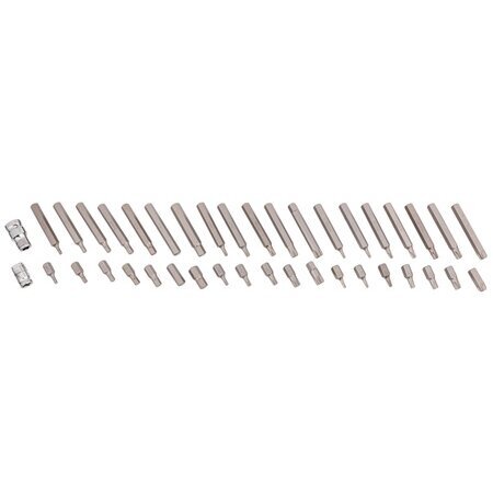 Antgalių rinkinys TORX. HEX. SPLINE 40vnt. (S1) 1 Antgalių rinkinys TORX. HEX. SPLINE 40vnt. (S1) 1