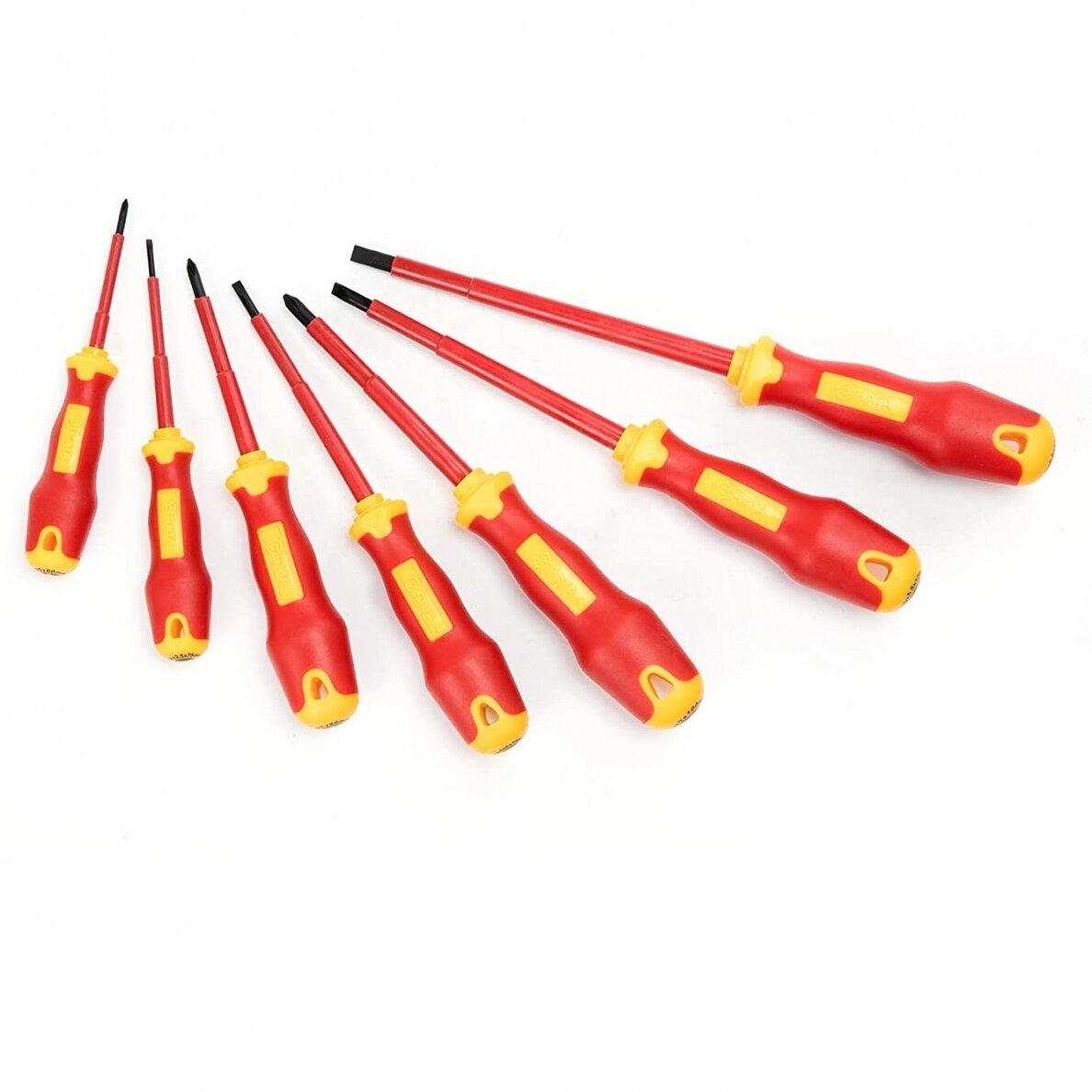 Atsuktuvų rinkinys elektrikui (7vnt), (SATA) 1 Atsuktuvų rinkinys elektrikui (7vnt), (SATA) 1