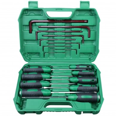 Atsuktuvų rinkinys 18vnt., (pl./PH/torx) Atsuktuvų rinkinys 18vnt., (pl./PH/torx)