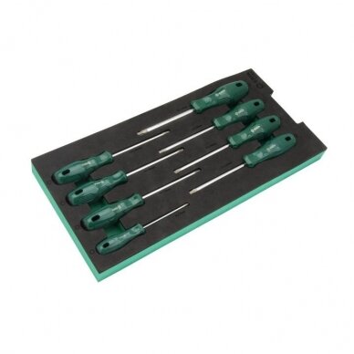Atsuktuvų TORX rinkinys 8 vnt. 1 Atsuktuvų TORX rinkinys 8 vnt. 1