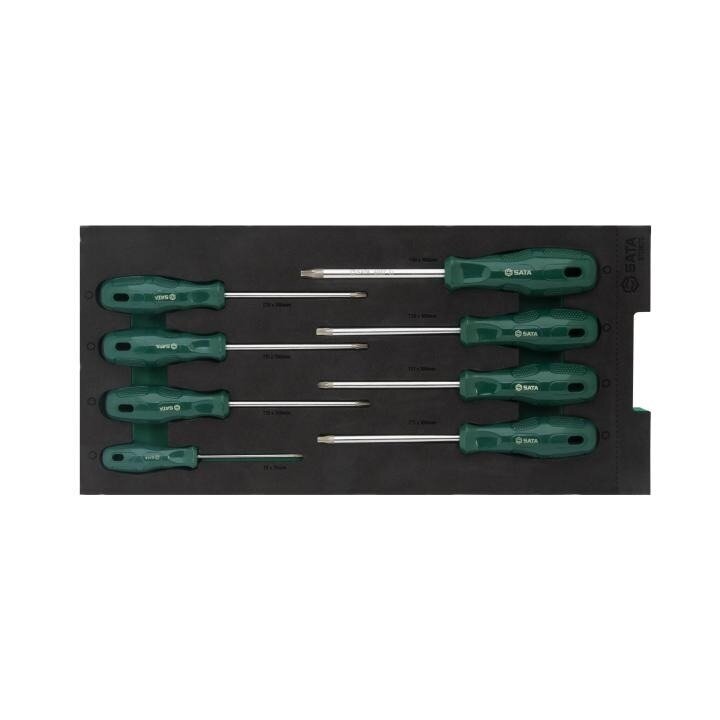 Atsuktuvų TORX rinkinys 8 vnt. 2 Atsuktuvų TORX rinkinys 8 vnt. 2