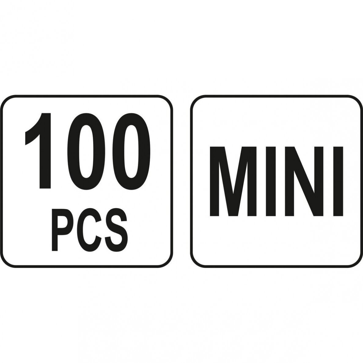 Automobilių saugiklių rinkinys 100vnt MINI-žemo profilio 2 Automobilių saugiklių rinkinys 100vnt MINI-žemo profilio 2