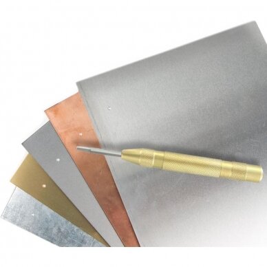 Centro žymeklis automatinis (metaline rankena) 3x125mm 3 Centro žymeklis automatinis (metaline rankena) 3x125mm 3
