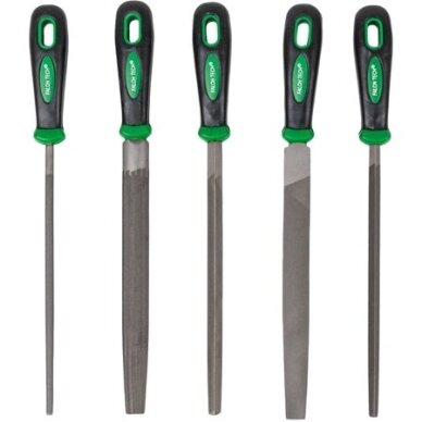 Dildžių rinkinys metalui 5vnt 200mm Dildžių rinkinys metalui 5vnt 200mm