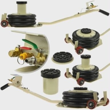Domkratas 3t pneumatinis su 3 oro pagalvėmis su paaukštinimu 150-500mm