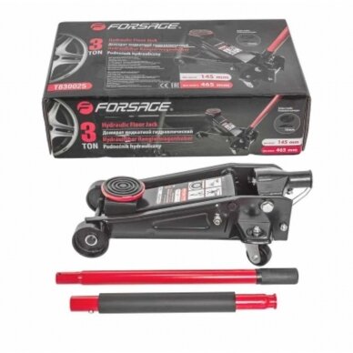 Domkratas su ratukais 3T 145-465mm Domkratas su ratukais 3T 145-465mm