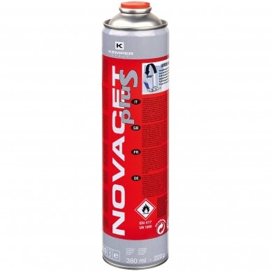 Dujos propano/butano/propileno KEMPER NOVACET ANTIFLARE 220g Dujos propano/butano/propileno KEMPER NOVACET ANTIFLARE 220g
