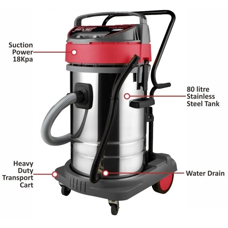 Dulkių siurblys 80l 3000W 1 Dulkių siurblys 80l 3000W 1