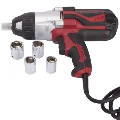 Elektrinis smūginis veržliasukis 1/2" su galvutėmis 17,19,21,23mm 3 Elektrinis smūginis veržliasukis 1/2" su galvutėmis 17,19,21,23mm 3