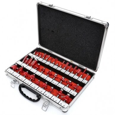 Frezų medžiui rinkinys (35vnt) 1 Frezų medžiui rinkinys (35vnt) 1