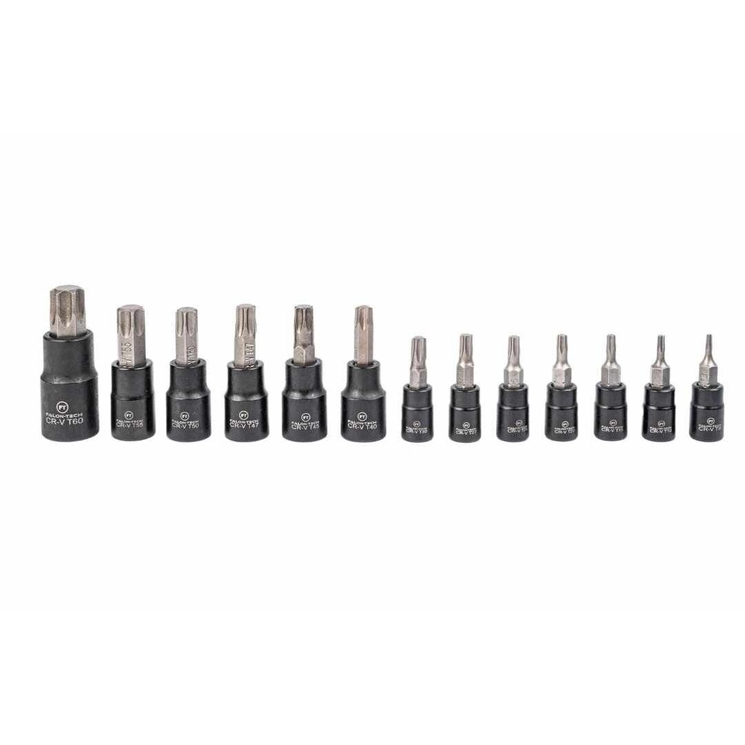 Galvučių rinkinys e-torx 1/4" 3/8" 1/2" 25vnt. 3 Galvučių rinkinys e-torx 1/4" 3/8" 1/2" 25vnt. 3
