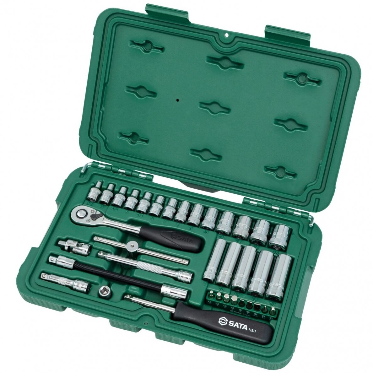 Galvučių rinkinys 1/4" (36vnt) Galvučių rinkinys 1/4" (36vnt)