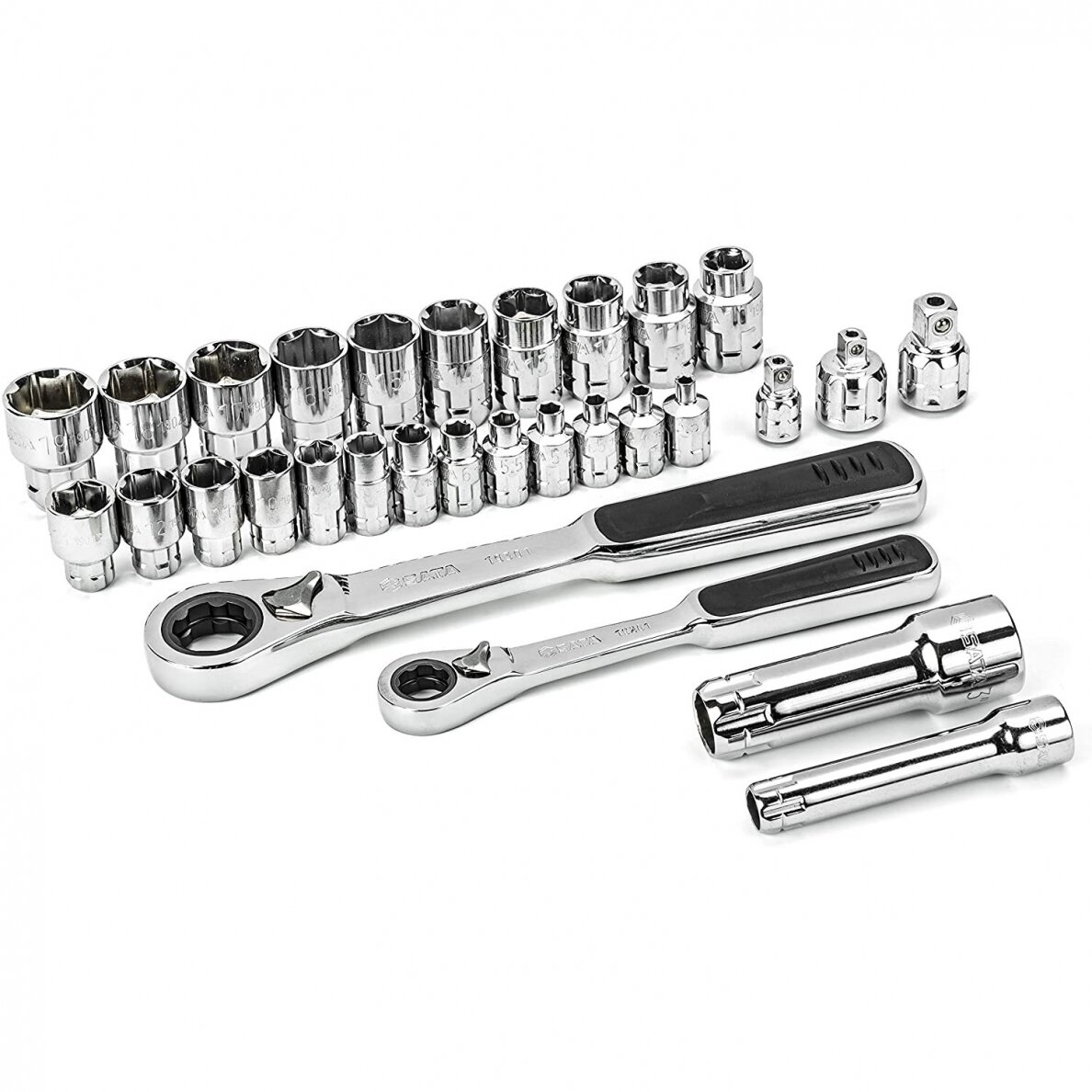 Galvučių rinkinys 3/8"+1/4" (30vnt) 1 Galvučių rinkinys 3/8"+1/4" (30vnt) 1