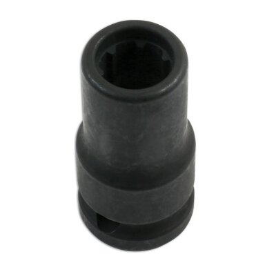 Galvutė smūginė stabdžių remontui 1/2" (7-kampė) QKX3 Galvutė smūginė stabdžių remontui 1/2" (7-kampė) QKX3