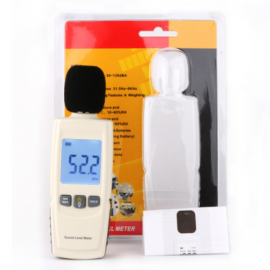Garso lygio matuoklis 30-130dBA 2 Garso lygio matuoklis 30-130dBA 2
