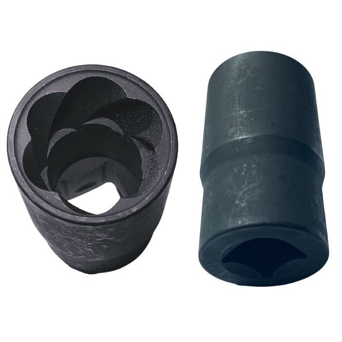 Galvutė 1/2" pažeistų veržlių atsukimui Galvutė 1/2" pažeistų veržlių atsukimui
