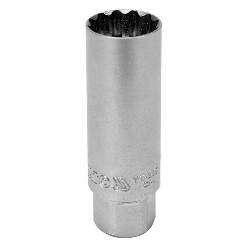 Galvutė žvakei 3/8" 16mm (plonasienė)(12-kamp) Galvutė žvakei 3/8" 16mm (plonasienė)(12-kamp)