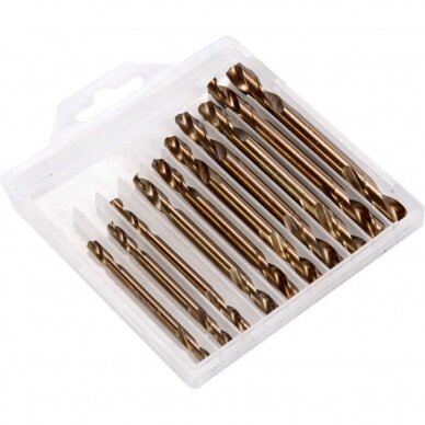 Grąžtų rinkinys HSS dvipusiai (10vnt) 3.0-6.0mm 1 Grąžtų rinkinys HSS dvipusiai (10vnt) 3.0-6.0mm 1