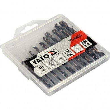 Grąžtų rinkinys HSS dvipusiai (10vnt) 3.0-6.0mm 3 Grąžtų rinkinys HSS dvipusiai (10vnt) 3.0-6.0mm 3