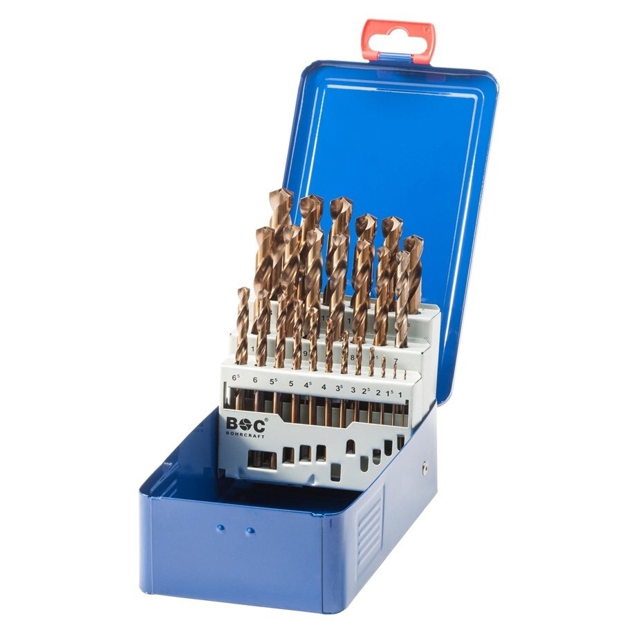 Grąžtų metalui rinkinys DIN338 25vnt. (1-13mm) (cobalt) Grąžtų metalui rinkinys DIN338 25vnt. (1-13mm) (cobalt)