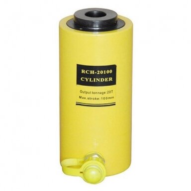 Hidraulinis cilindras 20t (100mm) su kiauryme Hidraulinis cilindras 20t (100mm) su kiauryme