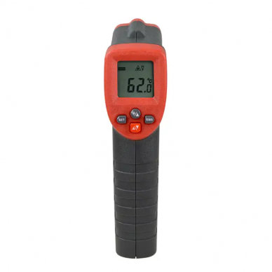 Infraraudonųjų spindulių termometras skaitmeninis / pirometras 550°C 2 Infraraudonųjų spindulių termometras skaitmeninis / pirometras 550°C 2