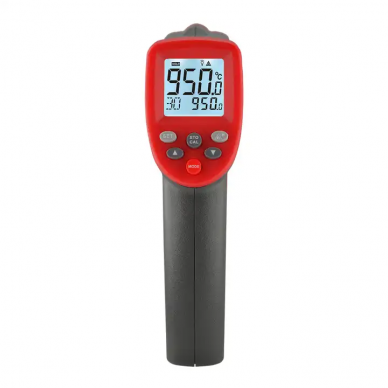 Infraraudonųjų spindulių termometras skaitmeninis / pirometras 950°C 1 Infraraudonųjų spindulių termometras skaitmeninis / pirometras 950°C 1
