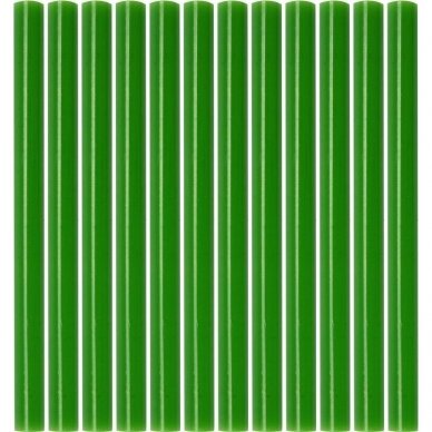 Karštų klijų lazdelių rinkinys (žalios) (12vnt) 7.2x100mm Karštų klijų lazdelių rinkinys (žalios) (12vnt) 7.2x100mm