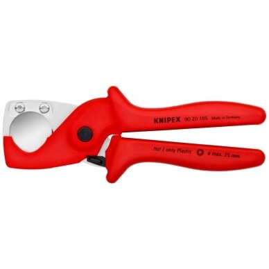 Kirpimo replės plastikiniams vamzdžiams KNIPEX Kirpimo replės plastikiniams vamzdžiams KNIPEX
