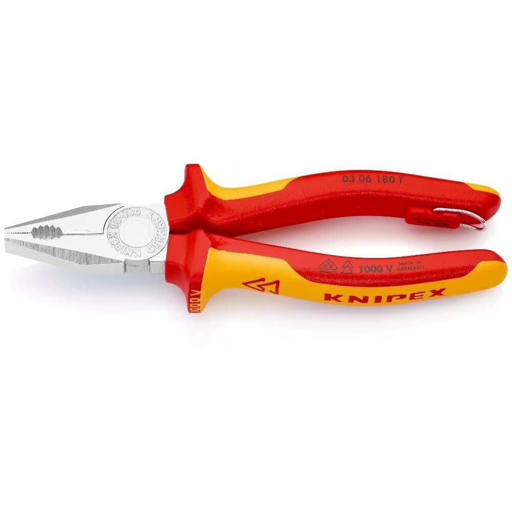 Kombinuotos replės elektrikui 180mm (1000V) KNIPEX 1 Kombinuotos replės elektrikui 180mm (1000V) KNIPEX 1