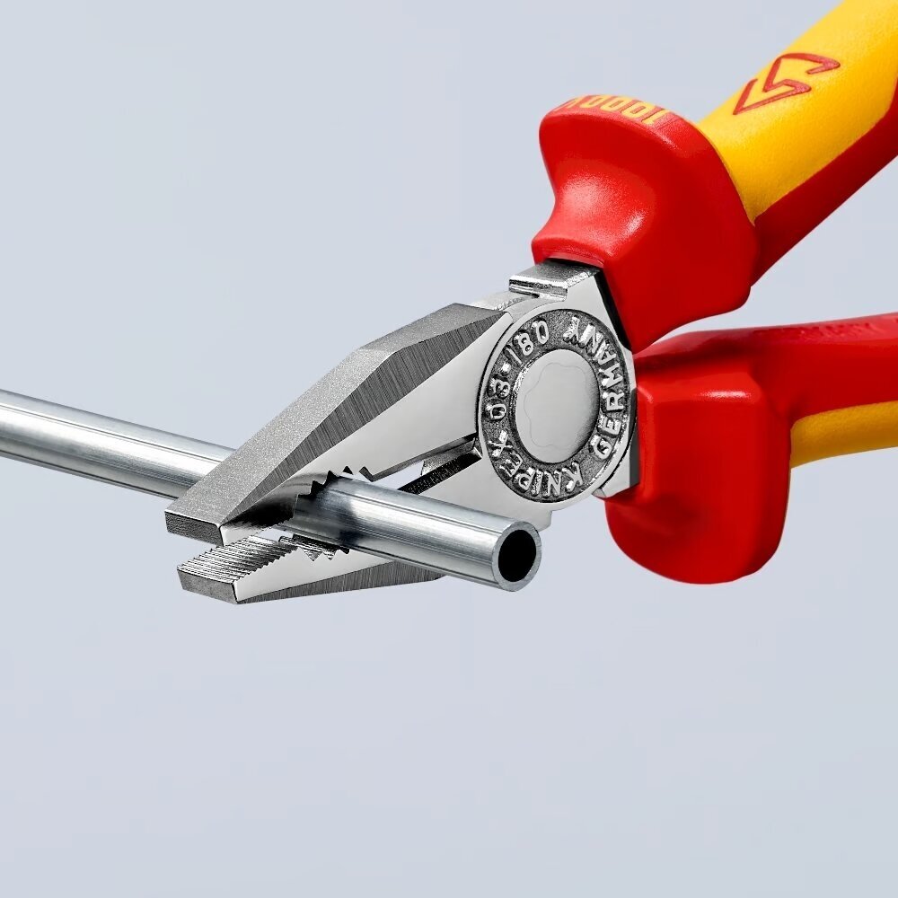 Kombinuotos replės elektrikui 180mm (1000V) KNIPEX 10 Kombinuotos replės elektrikui 180mm (1000V) KNIPEX 10