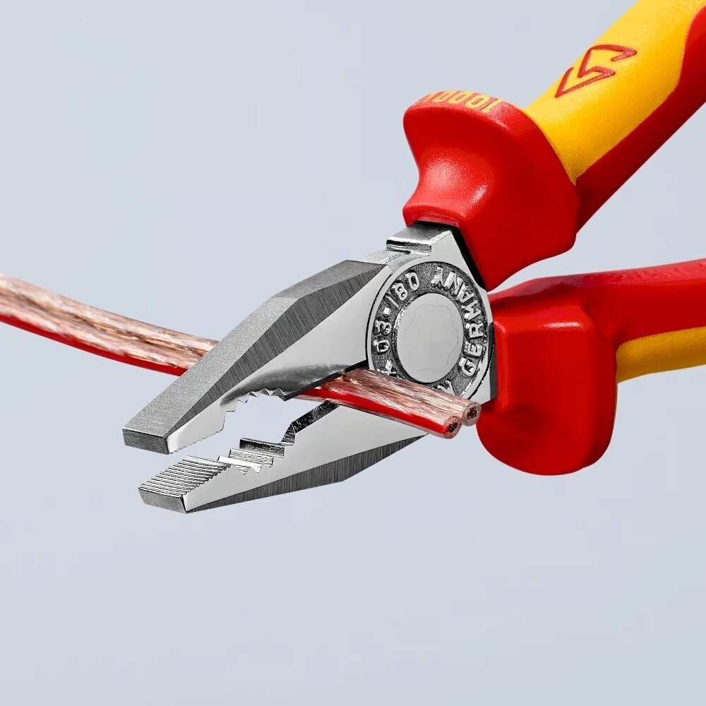 Kombinuotos replės elektrikui 180mm (1000V) KNIPEX 11 Kombinuotos replės elektrikui 180mm (1000V) KNIPEX 11