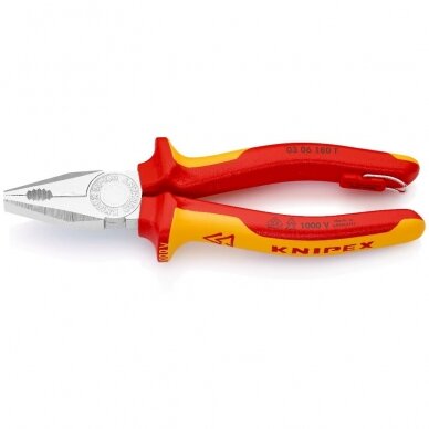 Kombinuotos replės elektrikui 180mm (1000V) KNIPEX 1 Kombinuotos replės elektrikui 180mm (1000V) KNIPEX 1