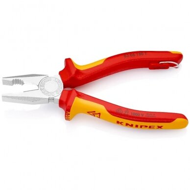 Kombinuotos replės elektrikui 180mm (1000V) KNIPEX 2 Kombinuotos replės elektrikui 180mm (1000V) KNIPEX 2