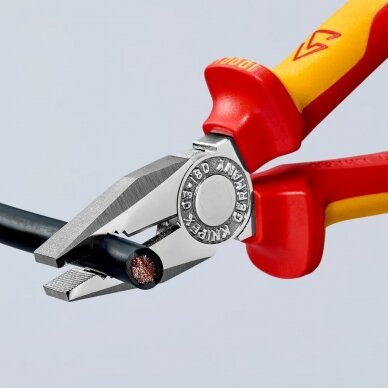 Kombinuotos replės elektrikui 180mm (1000V) KNIPEX 9 Kombinuotos replės elektrikui 180mm (1000V) KNIPEX 9