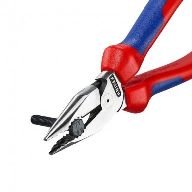 Kombinuotos replės siauromis žiaunomis 185mm KNIPEX 5 Kombinuotos replės siauromis žiaunomis 185mm KNIPEX 5